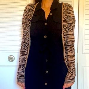 Guess zip up sweater XS